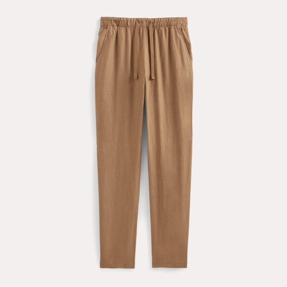 NEW Everlane Men's Linen Easy Pant in Light Brown, Size Large - Picture 2 of 4
